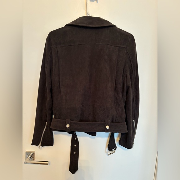 Faux suede biker jacket - Picture 2 of 3